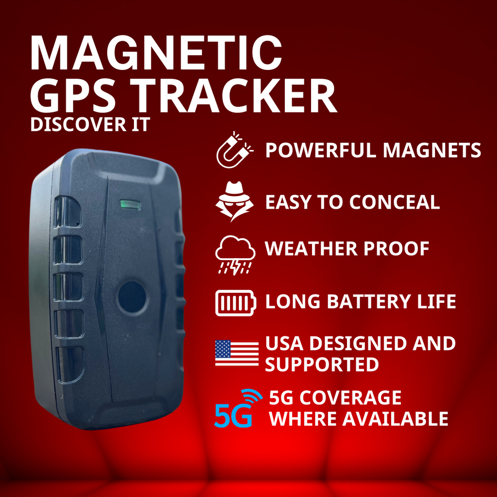 Magnetic GPS Tracker with Month to Month Subscription | Discover It Endurance StealthMag Pro