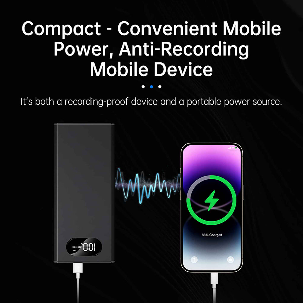 Stealth Audio Shield - Discreet Privacy Power Bank