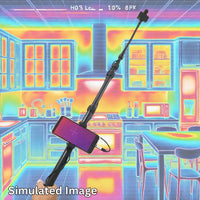 Simulated image of thermal inspection pole camera