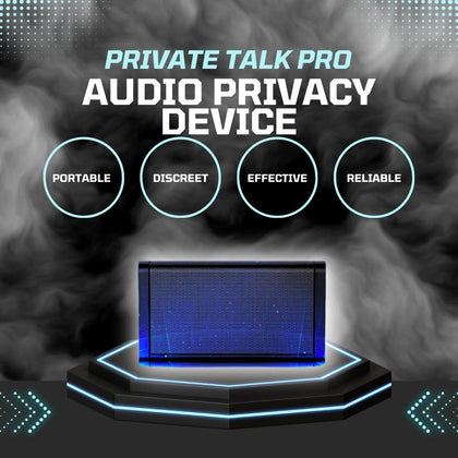 PrivateTalk Pro Privacy Device - Compact Audio Security for Small Spaces